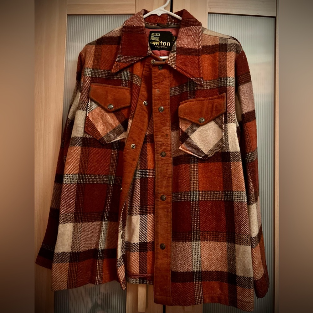 Vintage. Pre-owned Silton California Vintage Unisex Wool Plaid Jacket.